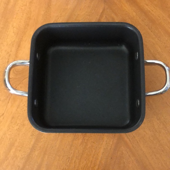 QVC Cooks Essentials Impactbase stainless steel nonstick 1 3/4 qt with lid - Picture 2 of 5